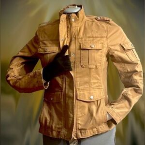 Wmns “Kensi Jeans”, military/safari style jacket. Wmns Sz 10